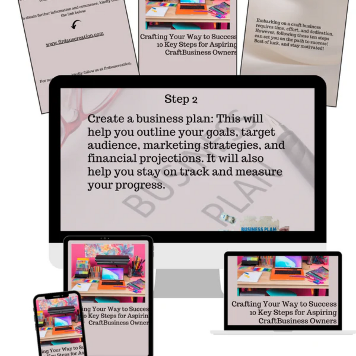 10 Key Steps for Aspiring Craft Business Owners (Digital Download)
