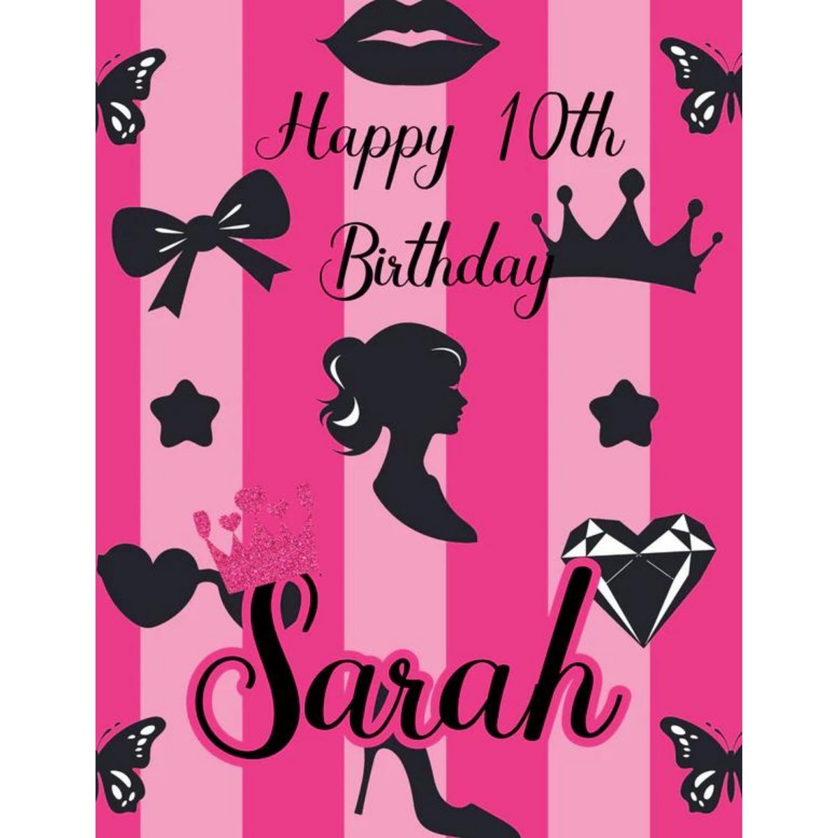 Barbie Editable Gift Box Template & Design (Canva)