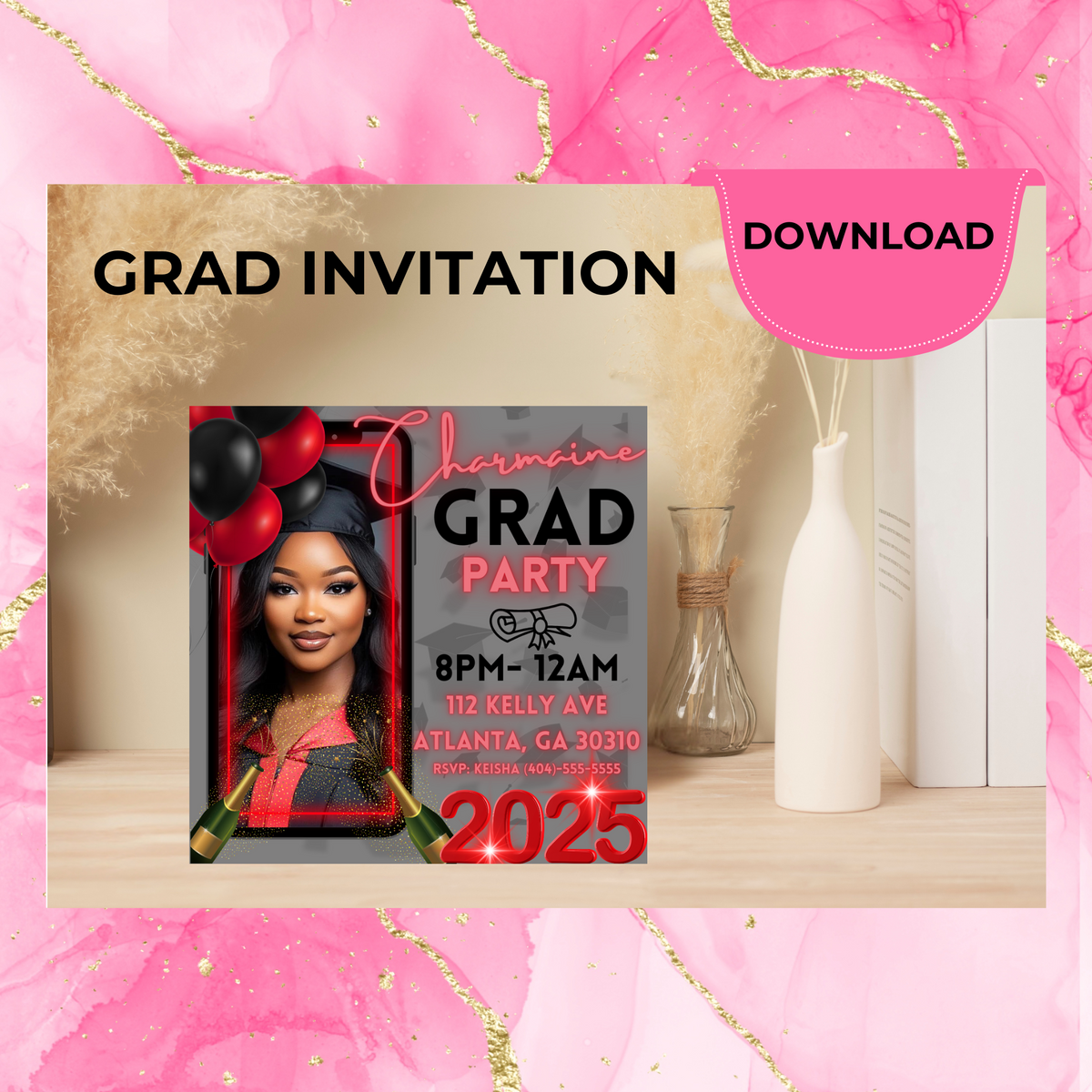 Grad Invitation Template