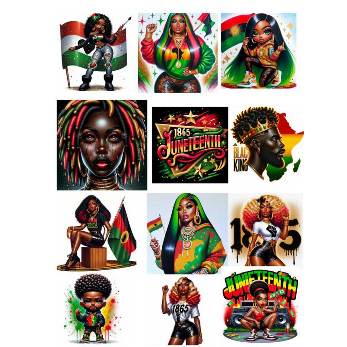 Juneteenth Design Bundle (32 PNGS)