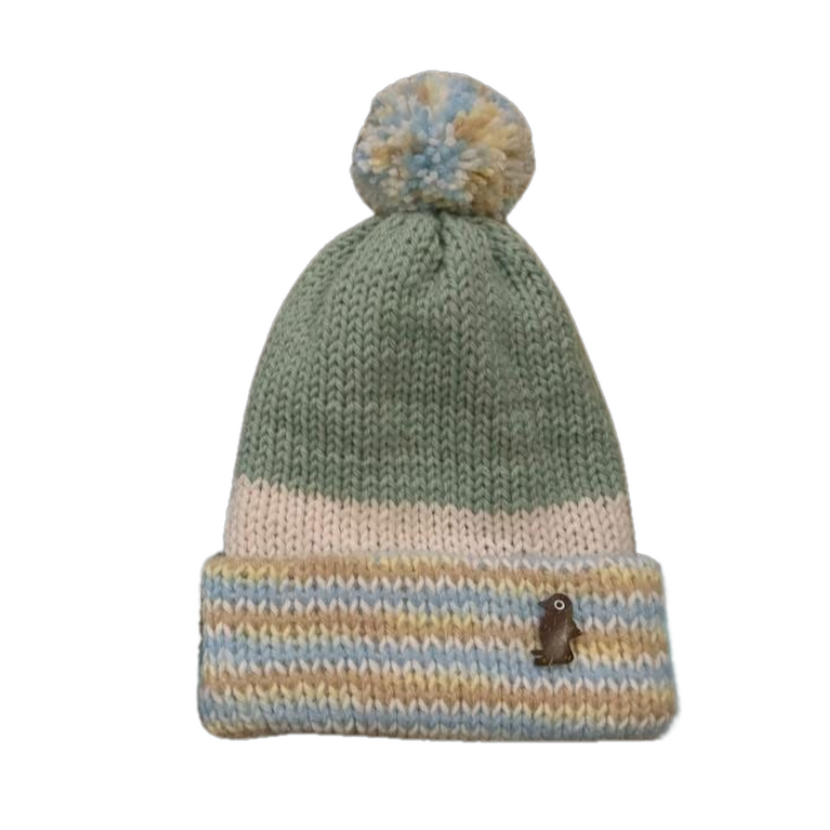 Women’s Fur Pom Pom Winter Beanie Hat